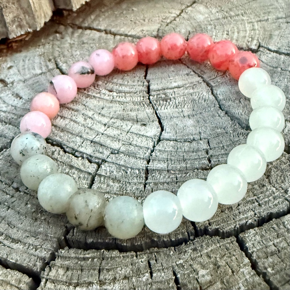 Moonstone, Sunstone & Labradorite bracelet